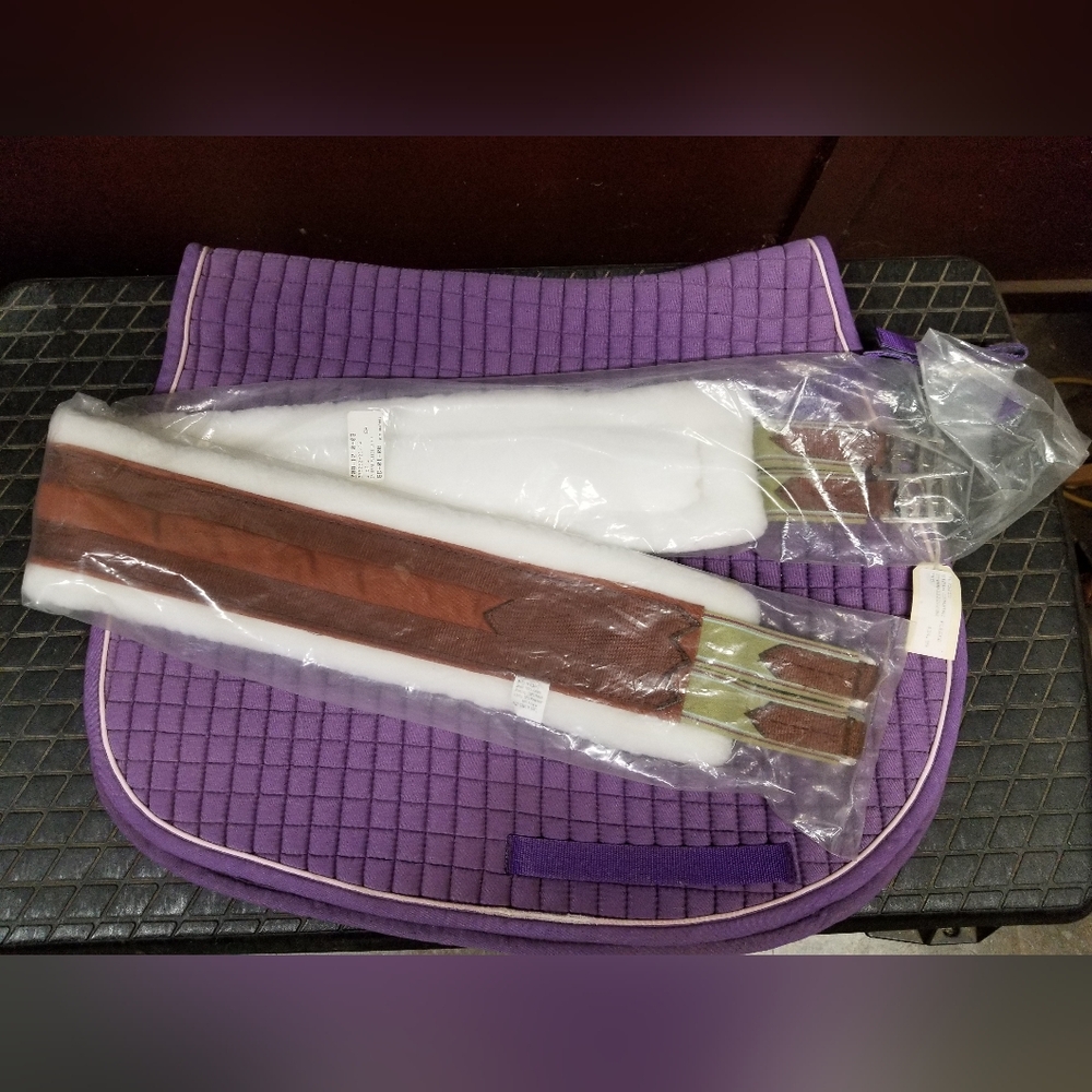 52" Cambrai Fleece girth. Brown.